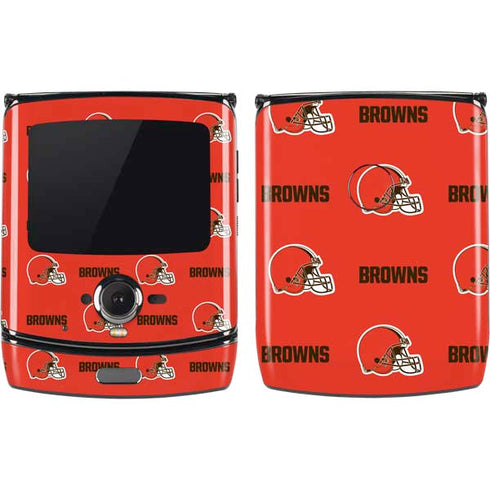 NFL Cleveland Browns Blitz Series Motorola RAZR Skin