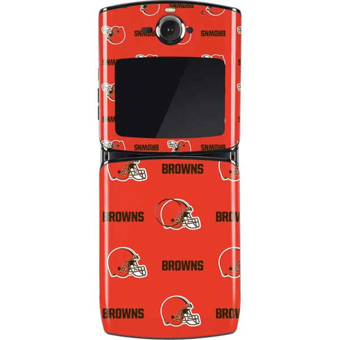 NFL Cleveland Browns Blitz Series Motorola RAZR Skin