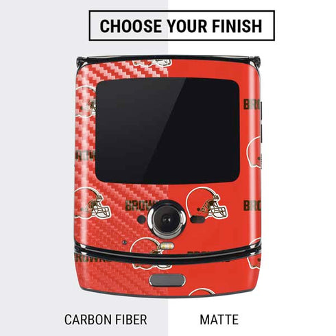 NFL Cleveland Browns Blitz Series Motorola RAZR Skin