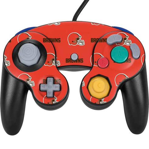 NFL Cleveland Browns Blitz Series Nintendo GameCube Controller Skin