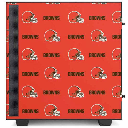 NFL Cleveland Browns Blitz Series NZXT H510 Compact ATX Mid-Tower Case Skin