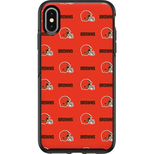 NFL Cleveland Browns Blitz Series Otterbox Symmetry iPhone Skin