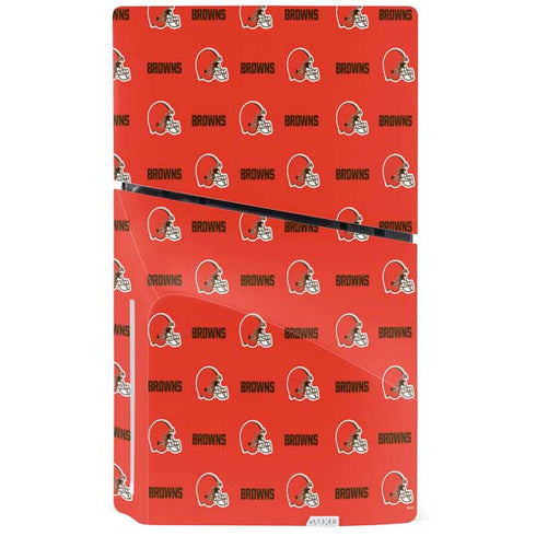 NFL Cleveland Browns Blitz Series PS5 Slim Disk Console Skin