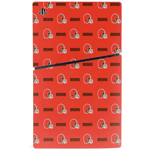 NFL Cleveland Browns Blitz Series PS5 Slim Digital Edition Bundle Skin