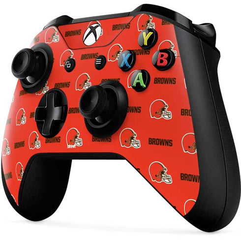 NFL Cleveland Browns Blitz Series Xbox One X Controller Skin