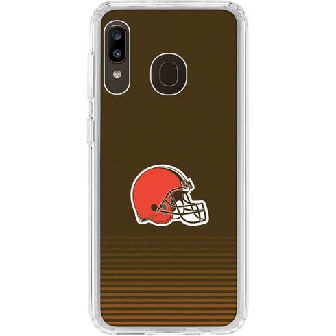 NFL Cleveland Browns Breakaway Galaxy A20 Clear Case