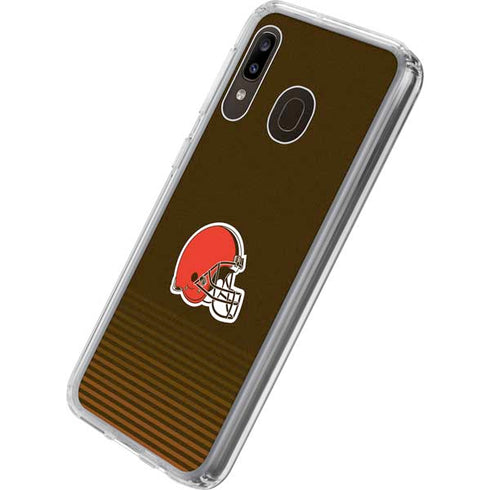 NFL Cleveland Browns Breakaway Galaxy A20 Clear Case