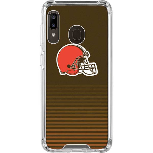 NFL Cleveland Browns Breakaway Galaxy A30 Clear Case