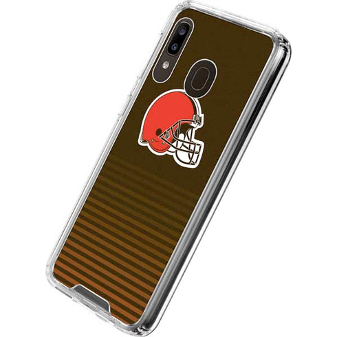 NFL Cleveland Browns Breakaway Galaxy A30 Clear Case