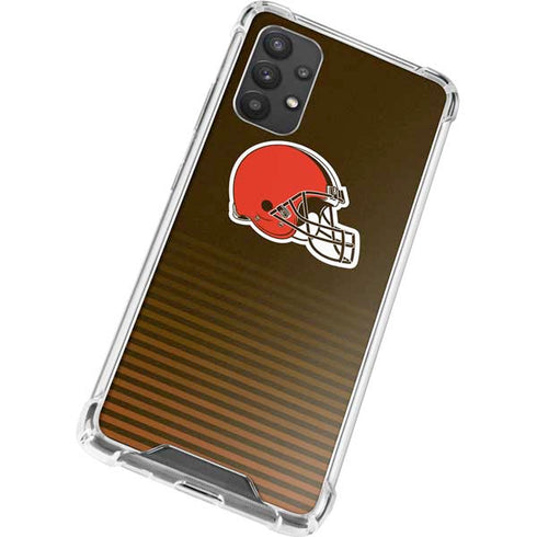 NFL Cleveland Browns Breakaway Galaxy A32 5G Clear Case