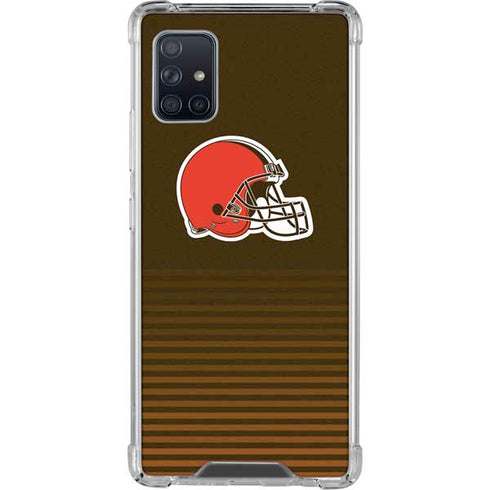 NFL Cleveland Browns Breakaway Galaxy A51 5G Clear Case