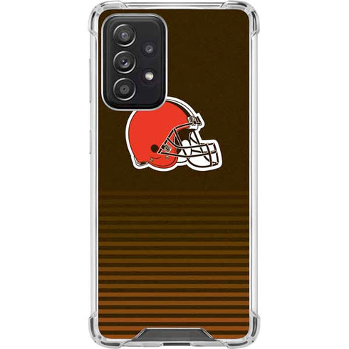 NFL Cleveland Browns Breakaway Galaxy A52 5G Clear Case