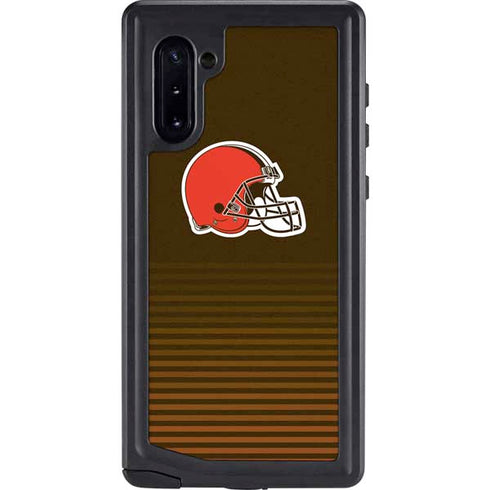 NFL Cleveland Browns Breakaway Galaxy Note 10 Waterproof Case