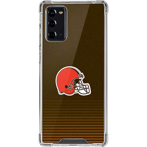 NFL Cleveland Browns Breakaway Galaxy Note20 5G Clear Case