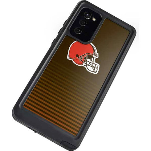 NFL Cleveland Browns Breakaway Galaxy Note20 5G Waterproof Case