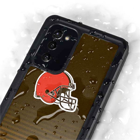 NFL Cleveland Browns Breakaway Galaxy Note20 5G Waterproof Case