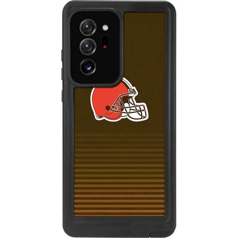 NFL Cleveland Browns Breakaway Galaxy Note20 Ultra 5G Waterproof Case