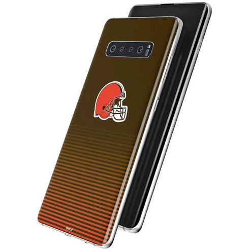 NFL Cleveland Browns Breakaway Galaxy S10 Plus Skin