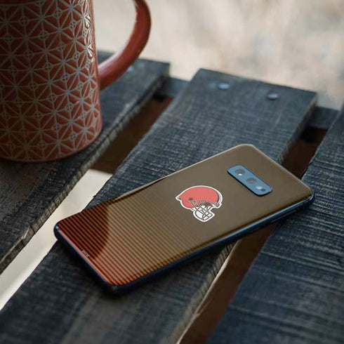 NFL Cleveland Browns Breakaway Galaxy S10e Skin
