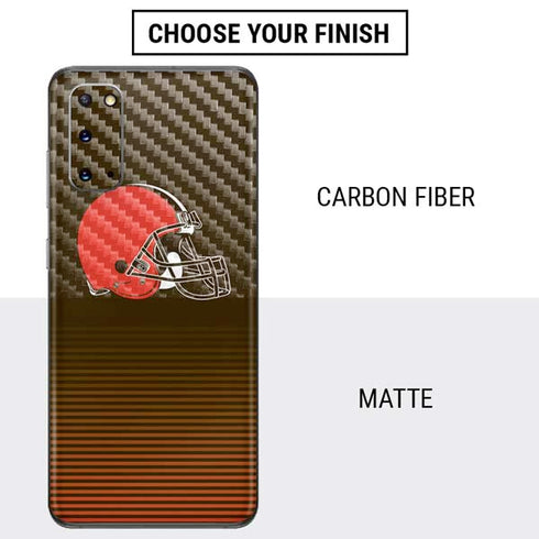 NFL Cleveland Browns Breakaway Galaxy S20 Skin