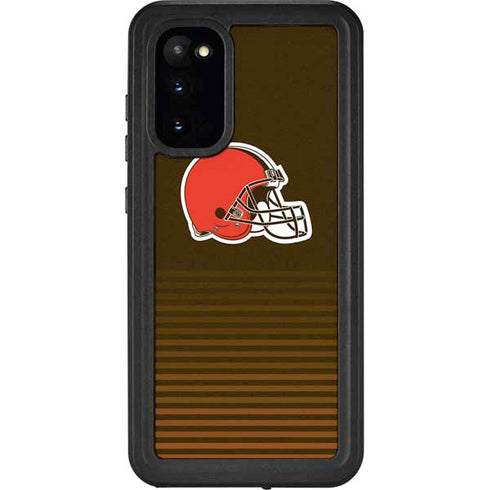 NFL Cleveland Browns Breakaway Galaxy S20 Waterproof Case