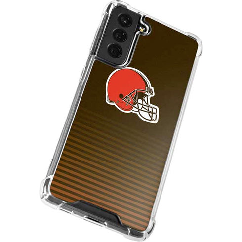 NFL Cleveland Browns Breakaway Galaxy S21 FE Clear Case