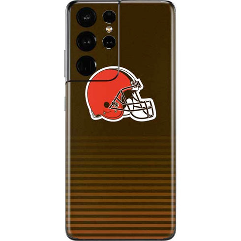 NFL Cleveland Browns Breakaway Galaxy S21 Ultra 5G Skin
