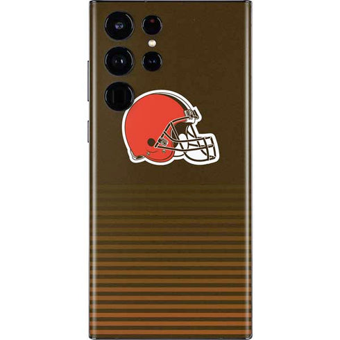 NFL Cleveland Browns Breakaway Galaxy S22 Ultra Skin