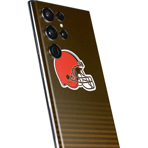 NFL Cleveland Browns Breakaway Galaxy S22 Ultra Skin