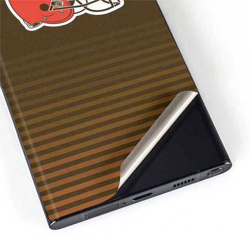 NFL Cleveland Browns Breakaway Galaxy S22 Ultra Skin