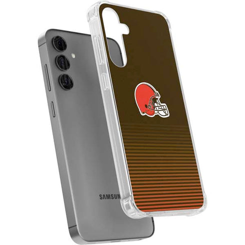 NFL Cleveland Browns Breakaway Galaxy S24 Plus Clear Case