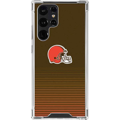 NFL Cleveland Browns Breakaway Galaxy S24 Ultra Clear Case