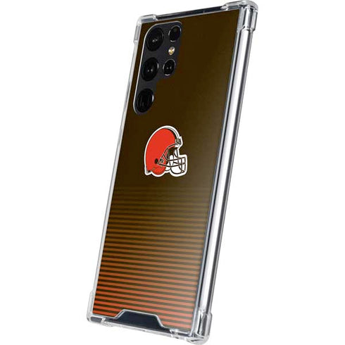 NFL Cleveland Browns Breakaway Galaxy S24 Ultra Clear Case