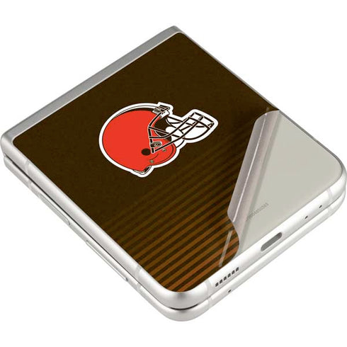 NFL Cleveland Browns Breakaway Galaxy Z Flip3 5G Skin