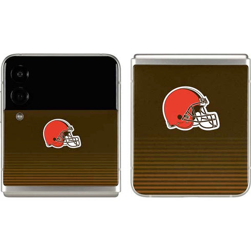 NFL Cleveland Browns Breakaway Galaxy Z Flip3 5G Skin