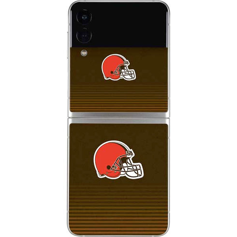 NFL Cleveland Browns Breakaway Galaxy Z Flip4 5G Skin