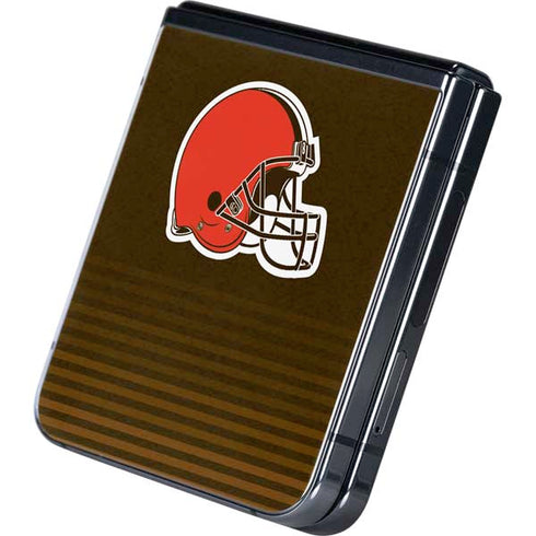NFL Cleveland Browns Breakaway Galaxy Z Flip5 5G Skin