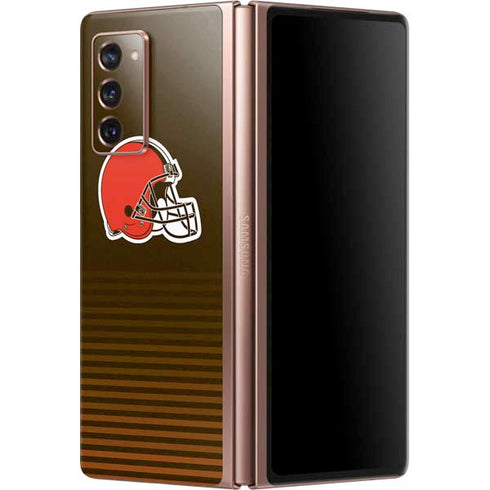 NFL Cleveland Browns Breakaway Galaxy Z Fold2 5G Skin