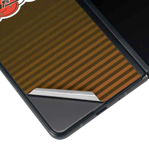 NFL Cleveland Browns Breakaway Galaxy Z Fold3 5G Skin