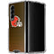 NFL Cleveland Browns Breakaway Galaxy Z Fold4 5G Clear Case