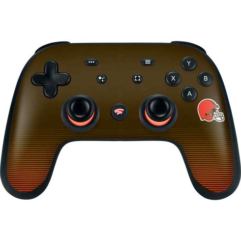 NFL Cleveland Browns Breakaway Google Stadia Controller Skin