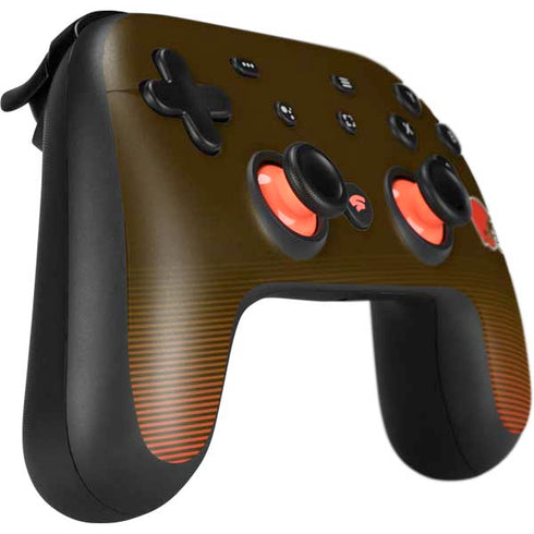 NFL Cleveland Browns Breakaway Google Stadia Controller Skin