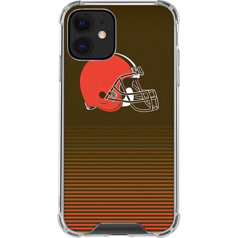 NFL Cleveland Browns Breakaway iPhone 12 Clear Case