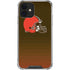 NFL Cleveland Browns Breakaway iPhone 12 Mini Clear Case