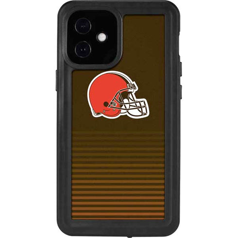 NFL Cleveland Browns Breakaway iPhone 12 Mini Waterproof Case