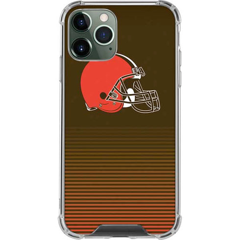 NFL Cleveland Browns Breakaway iPhone 12 Pro Clear Case