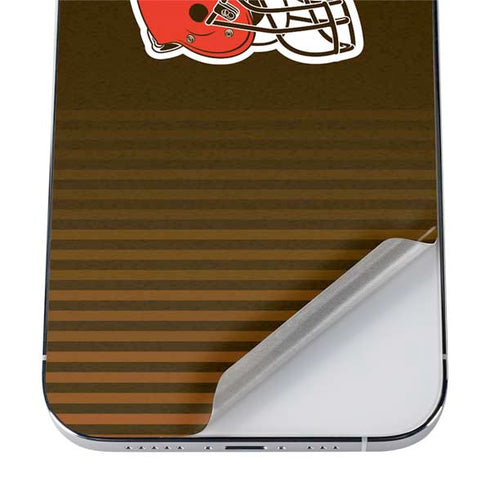 NFL Cleveland Browns Breakaway iPhone 12 Pro Max Skin