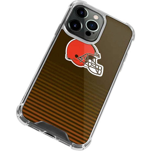 NFL Cleveland Browns Breakaway iPhone 13 Pro Clear Case