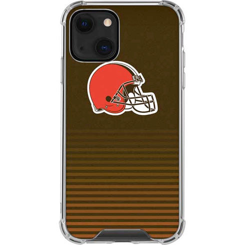 NFL Cleveland Browns Breakaway iPhone 14 Clear Case