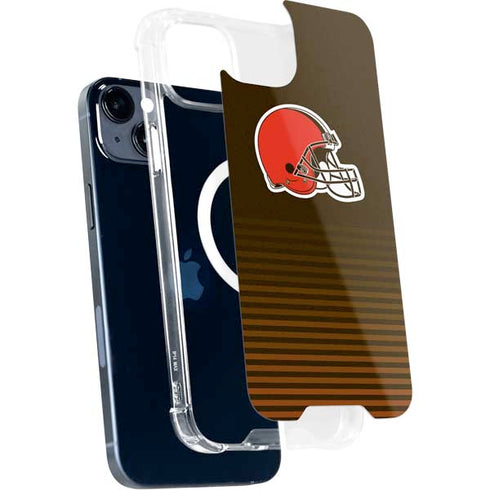 NFL Cleveland Browns Breakaway iPhone 14 Plus MagSafe Case